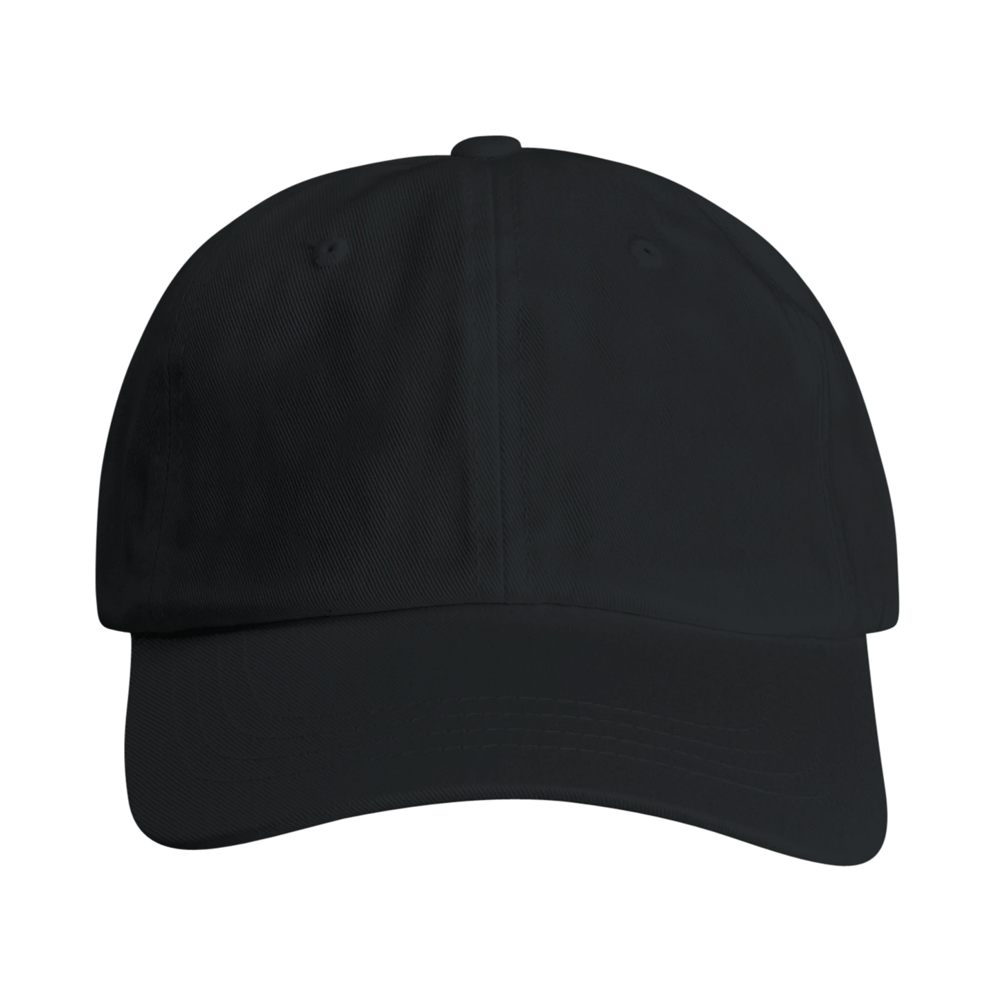 Black blank cap for custom embroidery (product mockup)