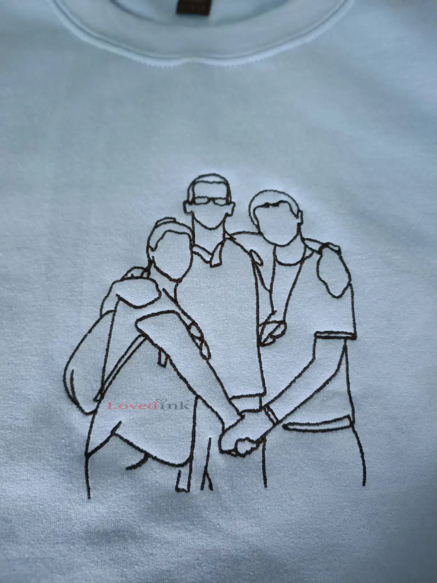 Custom Embroidered Sweatshirt - Lovedink