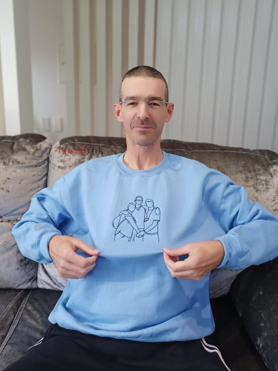 Custom Embroidered Sweatshirt - Lovedink