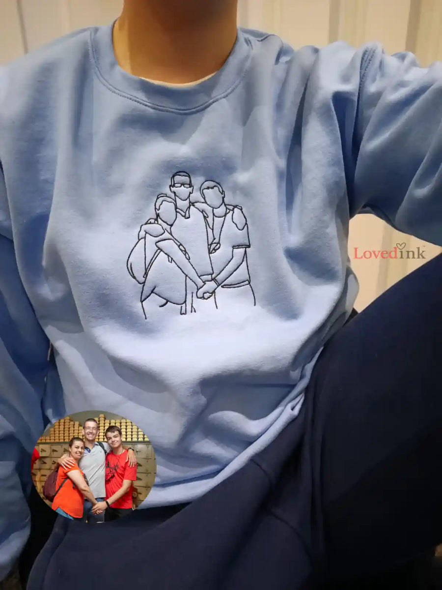 Custom Embroidered Sweatshirt - Lovedink
