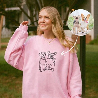 Custom Embroidered Sweatshirt - Lovedink