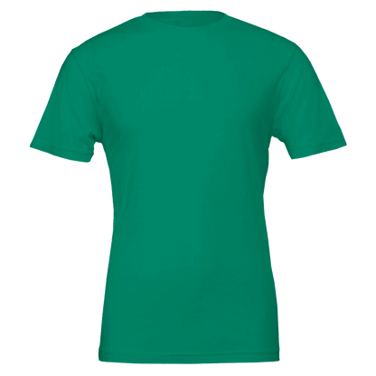 Custom embroidered minimalist line art T-shirt