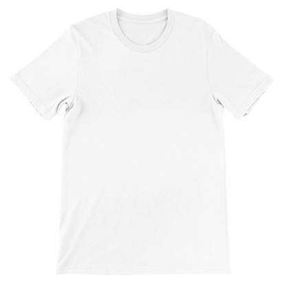 Custom embroidered minimalist line art T-shirt