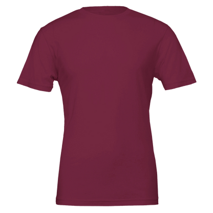 Custom embroidered minimalist line art T-shirt