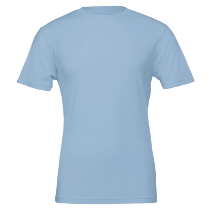 Custom embroidered minimalist line art T-shirt