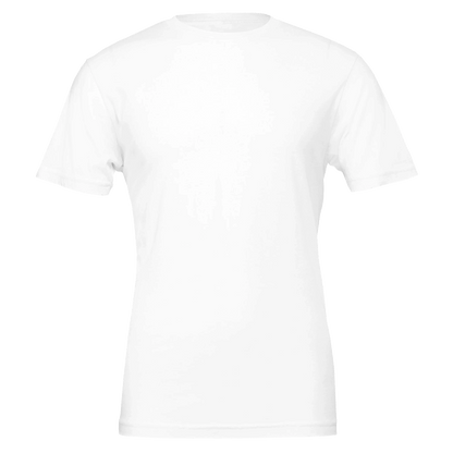Custom embroidered minimalist line art T-shirt